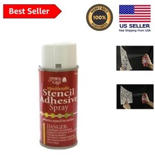 Repositionable Clear Adhesive Spray - Perfect for Crafting and Stenciling