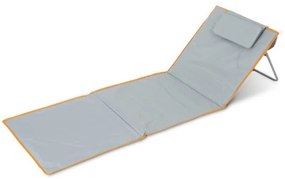 STAGECAPTAIN Tappetino da Spiaggia Imbottito con Schienale Regolabile, Cuscino e Tracolla