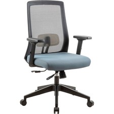 Mesh Task Chair with Seat Slider Fabric Ocean Blue