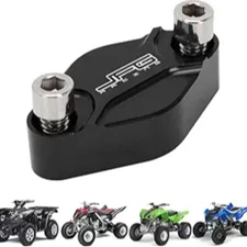 ATV Parking Brake Block Off Plate CNC Universal for ATV -black