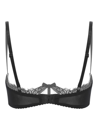 Women Bras Erotic Underwear Breathable Lingerie Adjustable Strap Bralette Lace - Picture 45 of 76