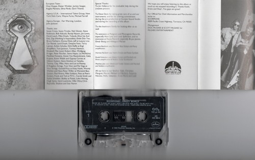 Scorpions 6 Cassette Lot Best Of Blackout x 2 Savage Amusement Crazy World MORE - Picture 6 of 11