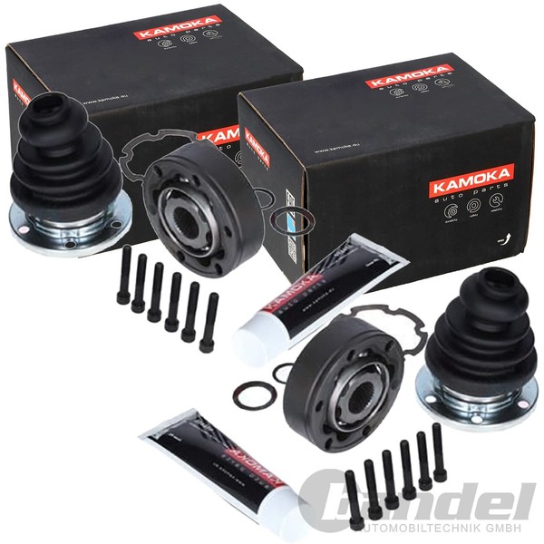 2X Kamoka Antriebswellengelenk Satz Getriebeseitig Passend FüR Audi 100 80 A4 A6-image