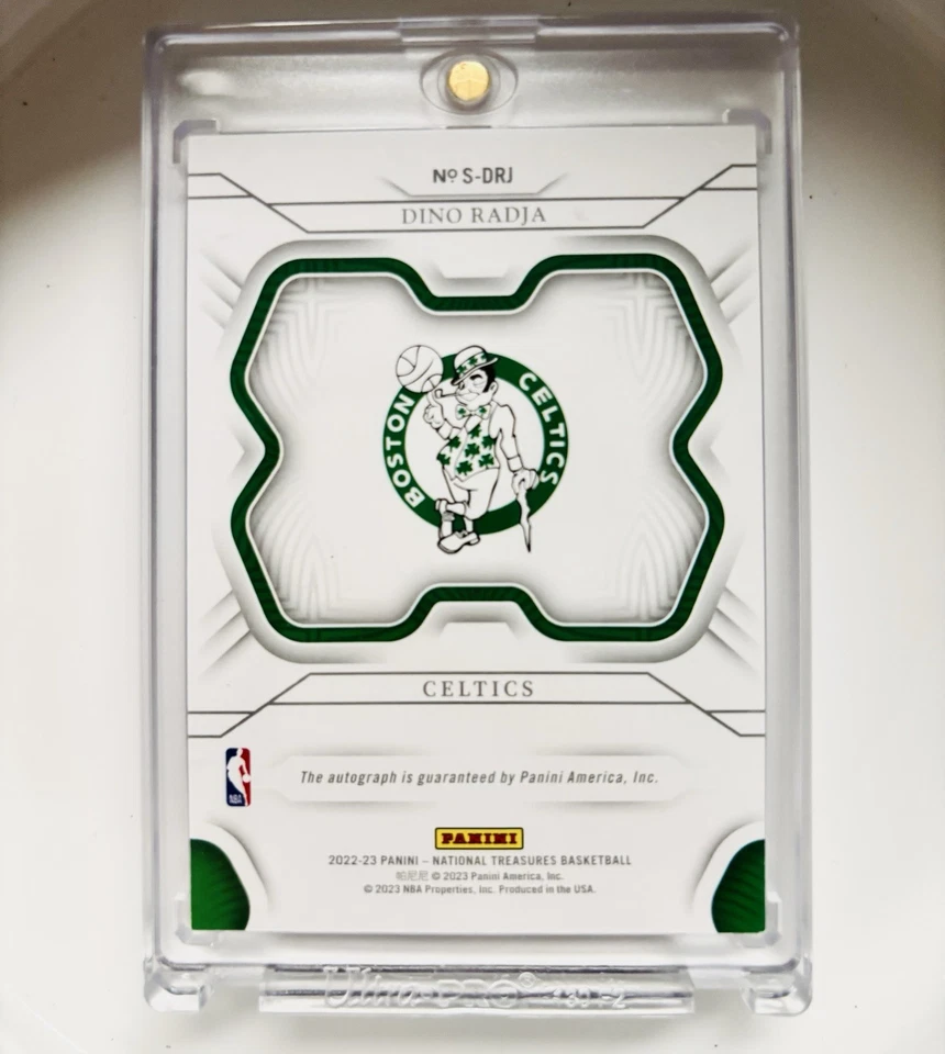 2022–23 Panini National Treasures — подписи Дино Раджи #S-DRJ 17/99 - Изображение 2 из 2
