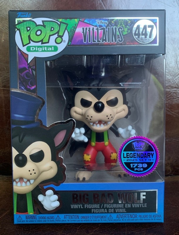 DISNEY VILLAINS FUNKO Digital POP! BIG BAD WOLF #447