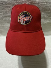 Main Gate-Red-Embroidered Yellow/Black/White WNBA -“INDIANA FEVER” Logo-Adj. Cap