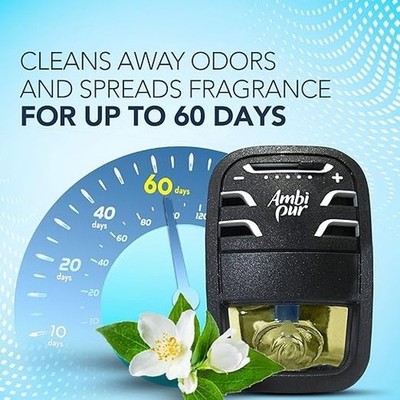 Auto Pearl Ambi Pur Car Freshener in jasmine flavour with long lasting fragrance