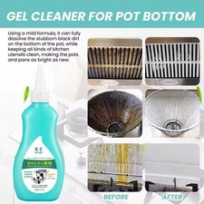 150ml Magic Gel Cle aner For Pots & Pans, Black Pot Gel Cleaning For Pans J4M0
