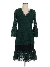Eliza J Women Green Cocktail Dress 8