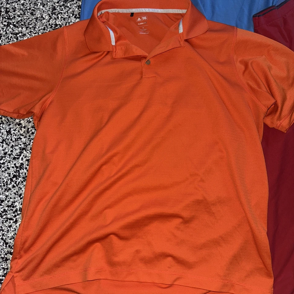 Lote de 4 Camisas Polo Climalite Adidas Golf Para Hombre Talla XL 2 Algodón 2 Poliésteres (39) Foto 2 de 4