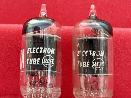 2 RCA 12AU7 Vacuum Tubes In Box / eTracer Curves Tested / Angle D Getter 1951 - Picture 10 of 23