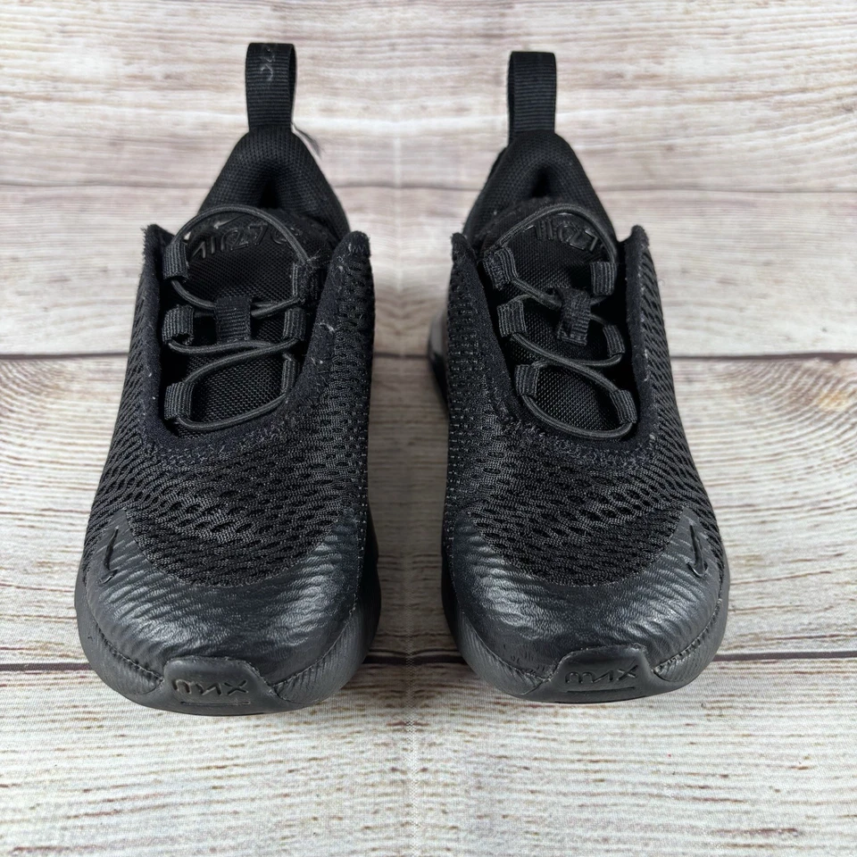 Nike Air Max 270 Niño Pequeño Talla 7C Negro Zapato Deportivo Sin Cordones Tenis DD1646-001 Foto 3 de 4