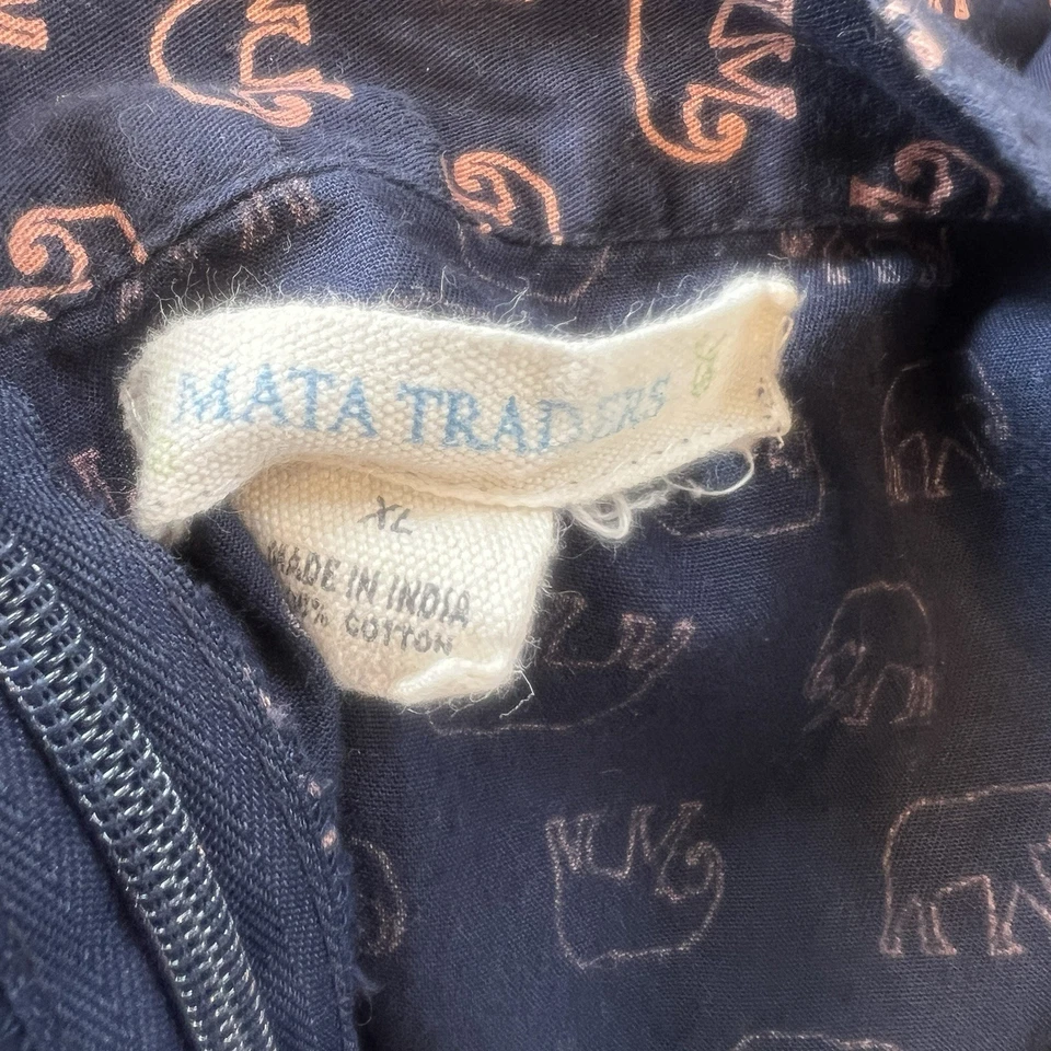 Vestido Mata Traders Modcloth azul marino elefante para mujer talla XL Foto 4 de 4