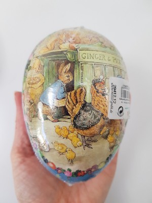 Nestler Osterei Beatrix Potter Peter Hase deutsche Papier Süßigkeiten 4 Zoll