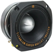 MR DJ HDT1000B 4" 1000W Black High Compression Titanium Bullet Super Tweeter