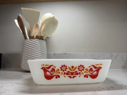 Vintage Pyrex 503 Friendship 1.5 qt. Refrigerator Casserole Baking Dish NO LID