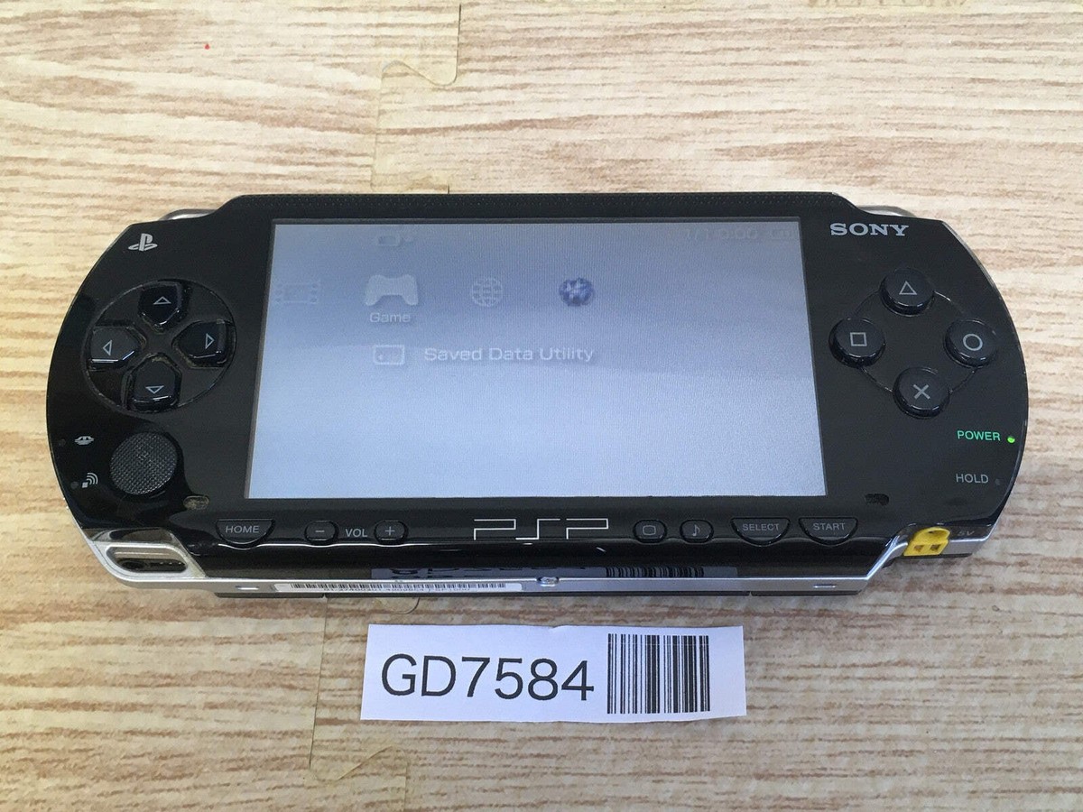 【稼動品】SONY PSP-1000 GD7584 Plz Read Item Condi PSP-1000 BLACK SONY PSP Console
