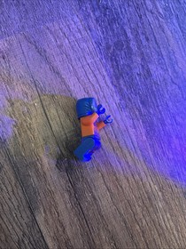 Lego Minifigure - Arctic Explorer, Male with Orange Goggles, Hood, cty0492