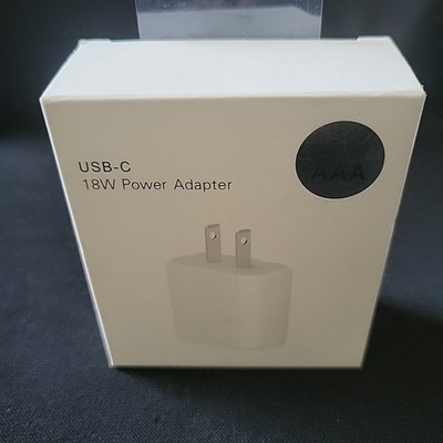 USB-C Power Adapter 18W- Sealed in box 