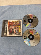 Street Fighter Collection (SONY PlayStation 1, 1997) Complete 2 Disc Set CAPCOM