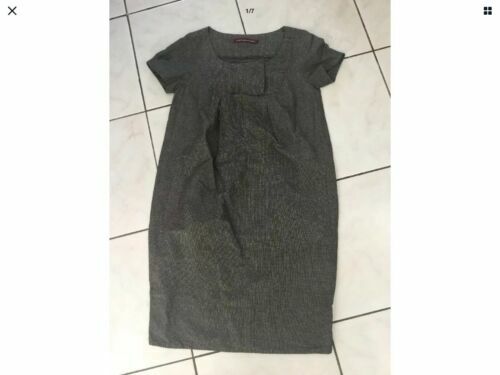 Robe Comptoir Des Cotonniers - Taille 34 - Coton Inde Bleu Et Blanc - Style Cache-cœur - Occasion Très Bon état