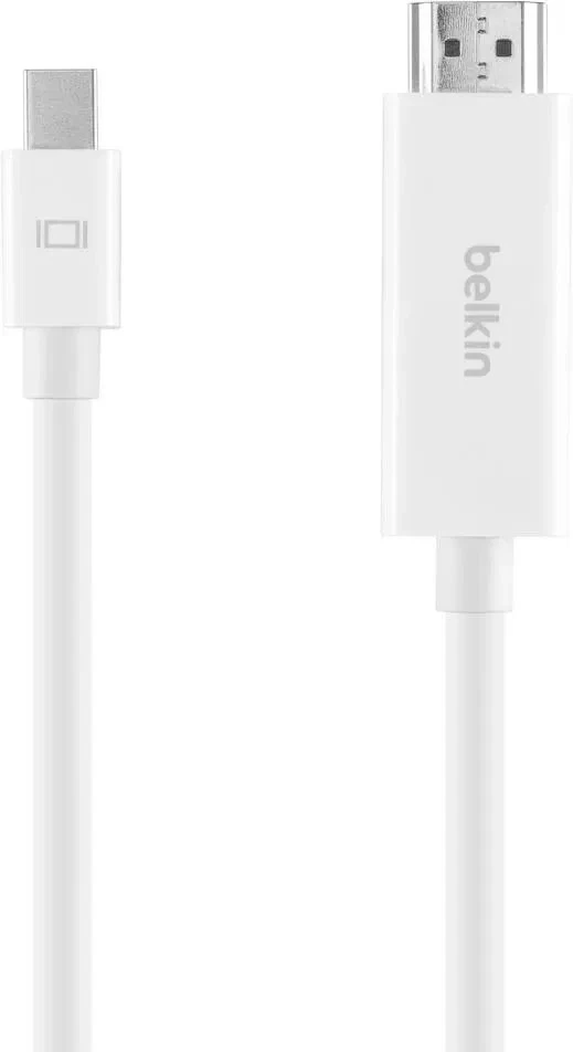 Belkin Mini DisplayPort to HDTV Cable 4K 2M - White - Image 4 of 4