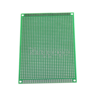 Double side Protoboard Circuit Tinned Universal DIY Prototype PCB Board 8x12cm