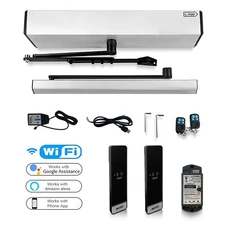 Automatic Swing Door Opener Wave Open Compatible for Alexa,Google Home,Phone App