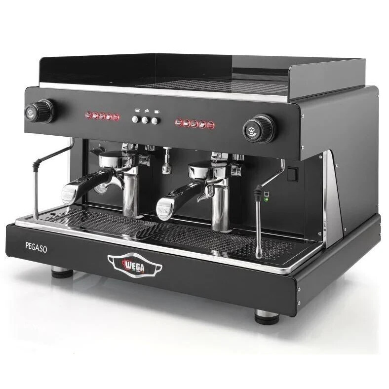WEGA PEGASO 2 GROUP BRAND NEW BLACK ESPRESSO COFFEE MACHINE 