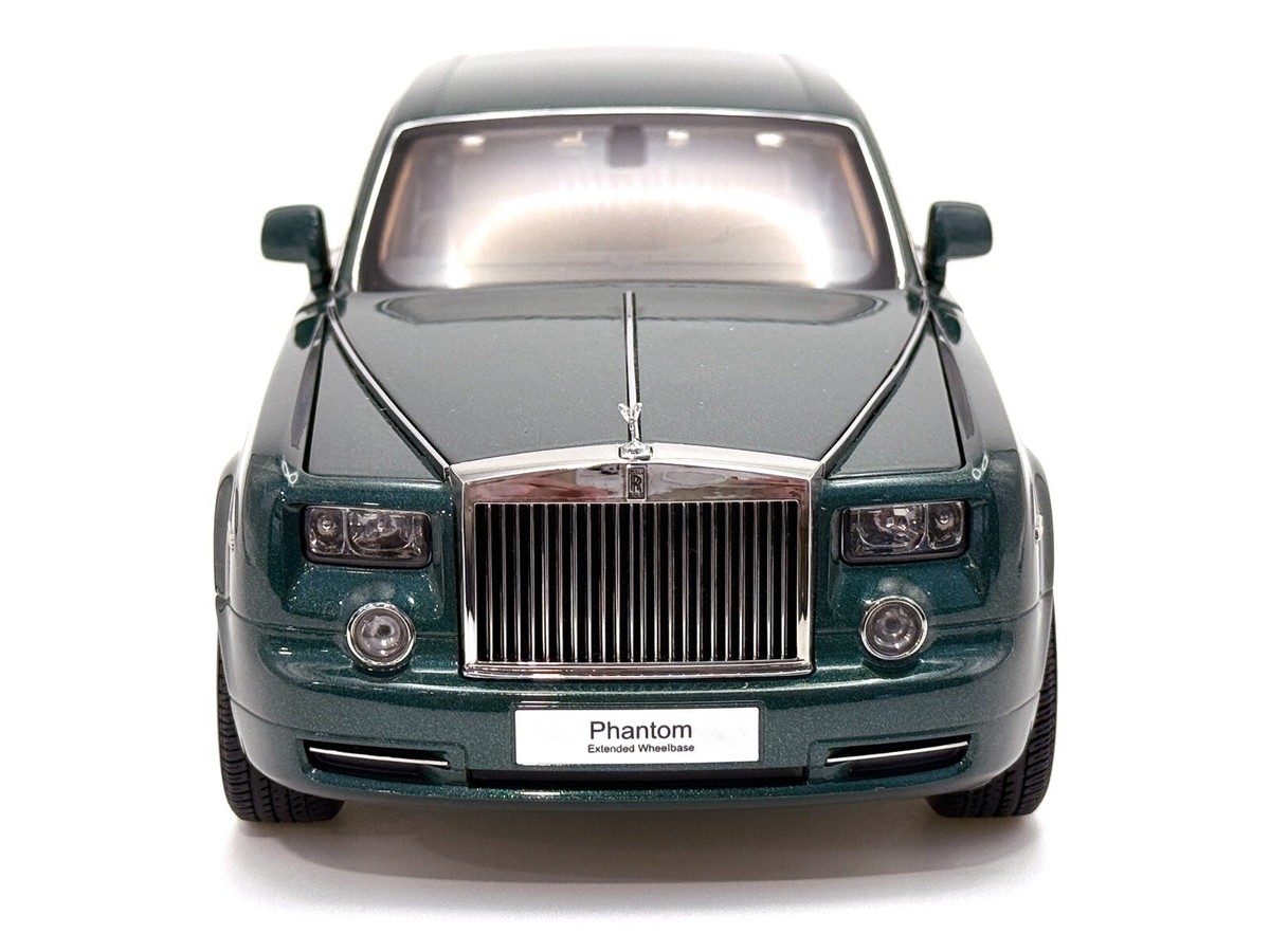 KYOSHO 1:18 Rolls-Royce Phantom EWB Green 08841BG Diecast Metal