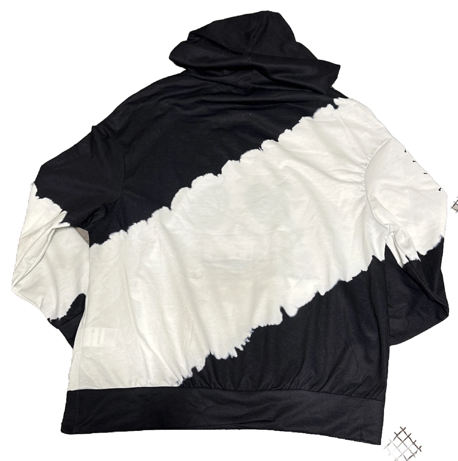 VETEMENTS Felpa con cappuccio stampa viso fantasma casual tasca canguro a maniche lunghe abbigliamento donna SM