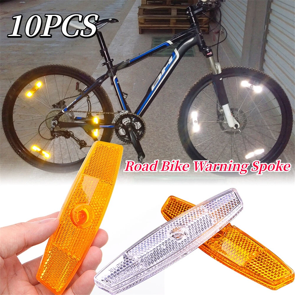 10PCS Bicyclette Roue Rayon Réflecteurs Vélo Cyclisme Jante Réfléchissant  Neuf