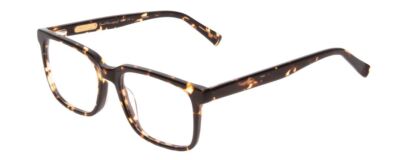 Ernest Hemingway 4697 Unisex Square Eyeglasses Tortoise Havana Brown Yellow 53mm