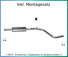 Mittelschalldämpfer für Dacia Logan II 1.2, 1.2 LPG Auspuff Montagesatz