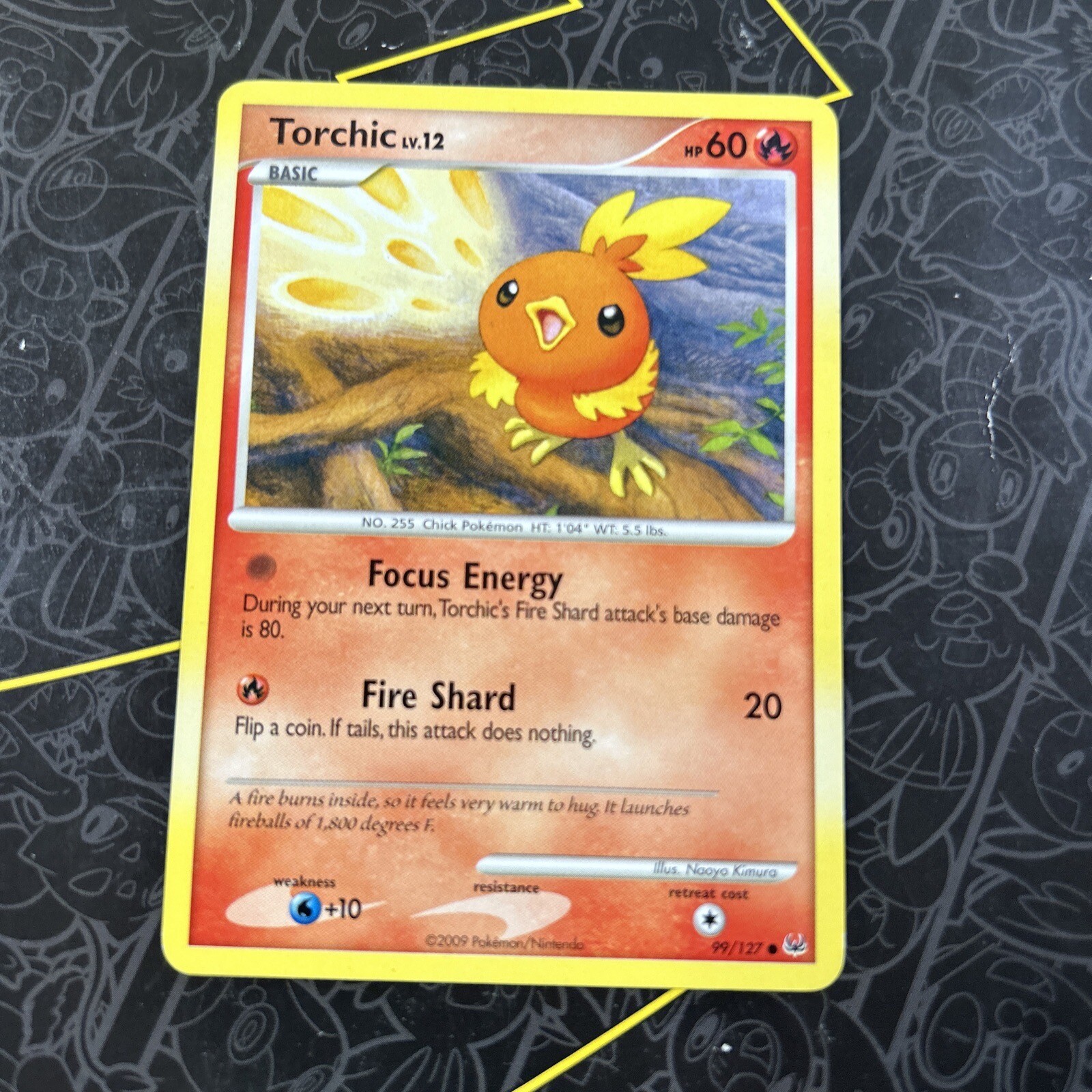 Torchic 99/127 Platinum Common 2009 Nintendo Pokemon Card D1