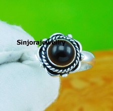 Black Onyx Gemstone 925 sterling silver handmade Gift Ring US size 5 to 10