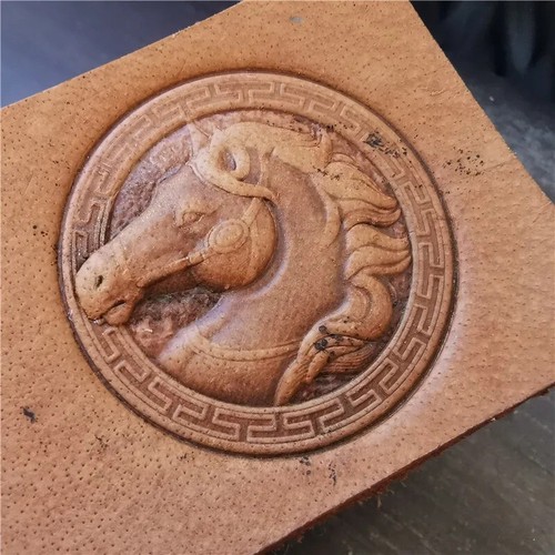Horse Design Leather Stamp 3D Brass Embossing Mold Heat Press Tool for Crafting - Picture 2 of 6