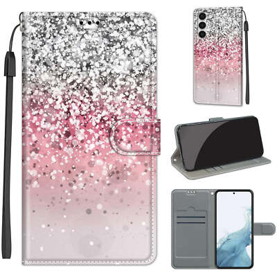 For Various Phone Magnetic Leather Flip Wallet Card Stand Case Cover Hot Girls