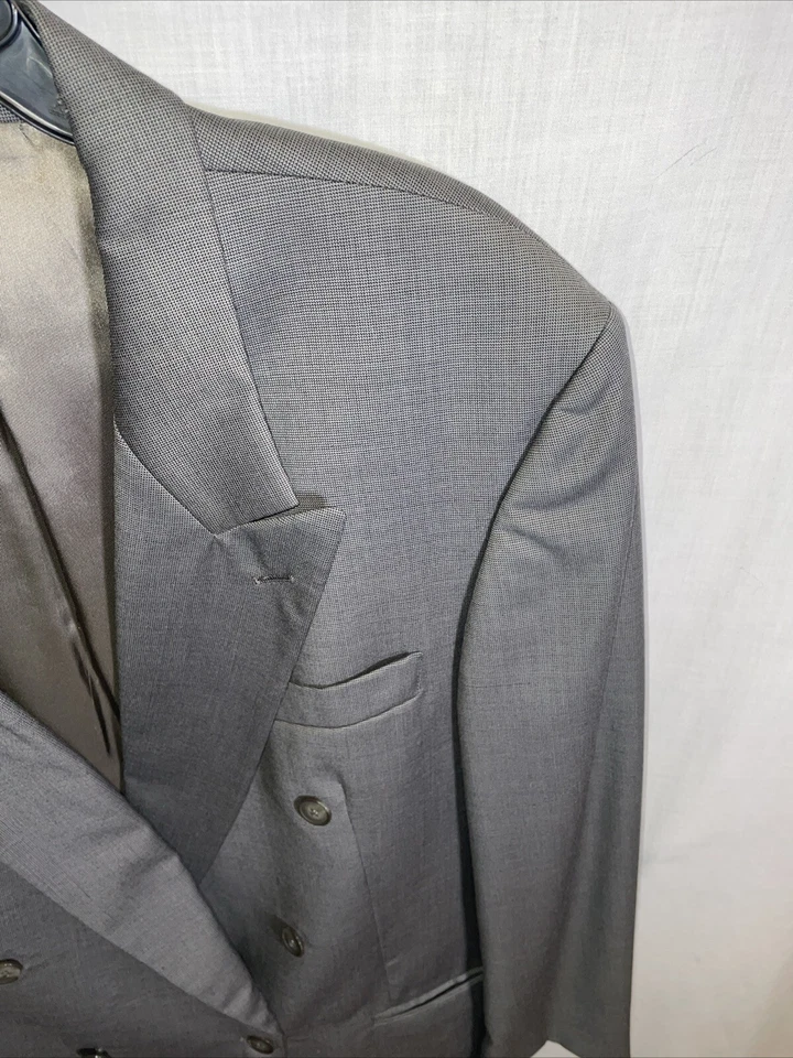 Blazer Vestido Pierre Balmain Para Hombre Talla 42L Gris Negocios Formal Ciudad Foto 4 de 4