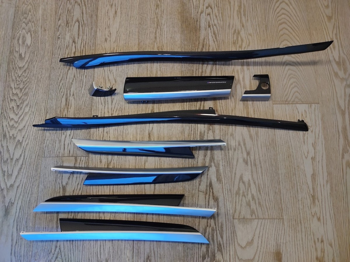 BMW X5 E70 X5M Carbon Fiber Interior Trim Set (9pcs) LHD | eBay