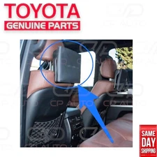 16 - 21 TOYOTA LAND CRUISER HEADREST TV SCREEN LEATHER PROTECTOR COVER OEM NEW
