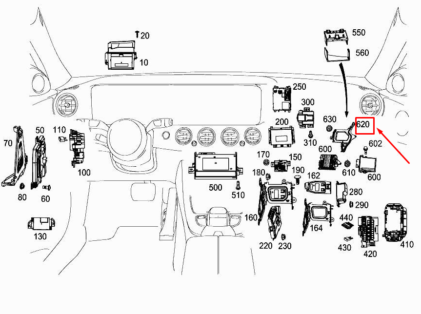 NOUVEAU SUPPORT DE TRANSFORMATEUR DE TENSION MERCEDES-BENZ CLS C257 A2135452640