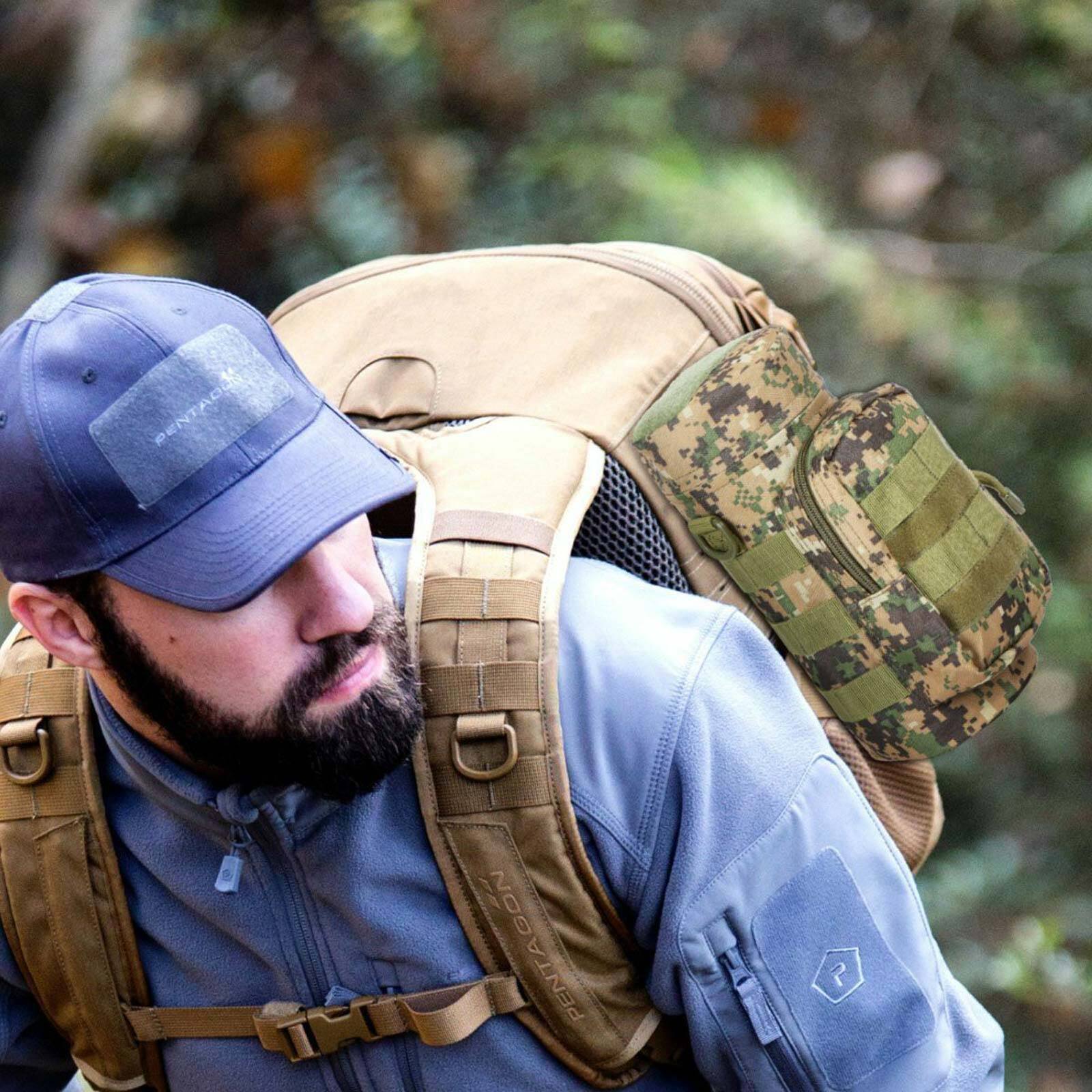 Kettle Bag Tactical Molle Water Bottle Carrier Holder Pouch Outdoor