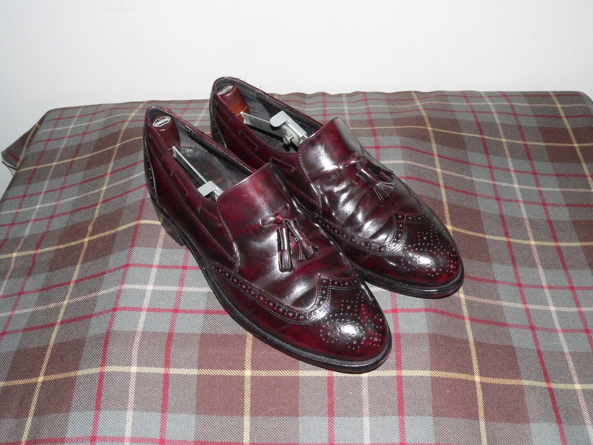 Hanover Comfort Plus Cordovan/Burgundy Wingtip Tassel 