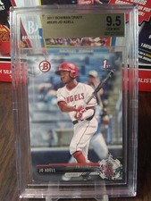 2017 Bowman Draft Paper 1st Bowman Jo Adell #BD-95 Graded BGS 9.5 Gem Mint