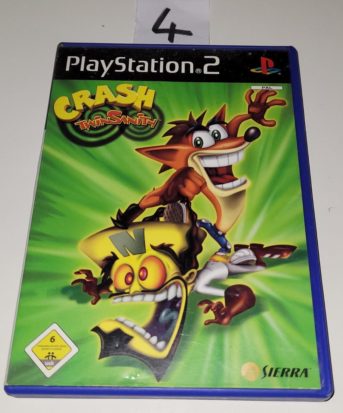 Sony PlayStation 2/PS2 - Crash TwinSanity - Version Allemande - Bon État
