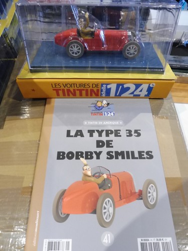 Voiture Tintin Hachette 1/24 – Fascicule N°21 Inclus – Neuf Sous Blister – Collection