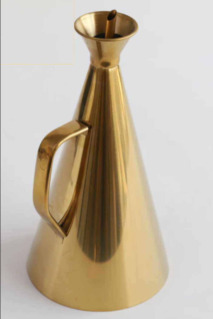 32. Oz Gold Oil Cruet/ Oil Dispenser eBay