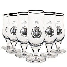 6x Warsteiner Colani Bierglas Tulpe Glas 0,2l...