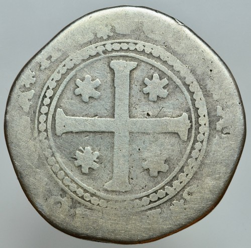 GENOVA - DOGI BIENNALI 1531-1637 -AG/ 1/4 DI SCUDO 1608 RARA - Imagen 2 de 2